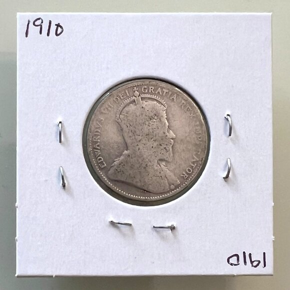 1908, 1909, 1910 & 1911 Canada Sterling Silver 4 x 25¢ Coins! - Picture 8 of 13